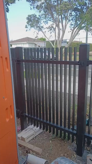 Galvanized Steel Blade Fencing NZ | Heavy-Duty Architectural Fences