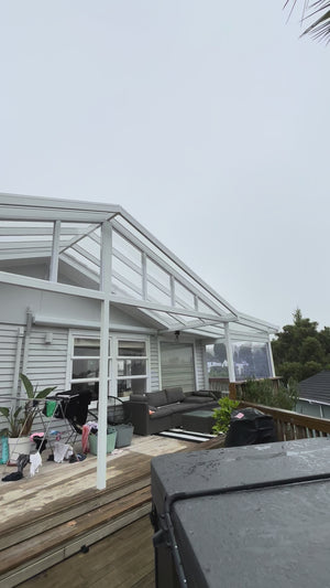 Custom Gable Roof Aluminium Pergolas NZ | Homelovers