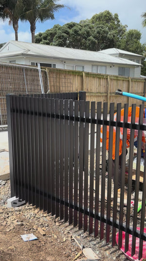 Galvanized Steel Blade Fencing NZ | Heavy-Duty Architectural Fences