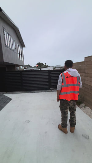 Custom Aluminium Automated Sliding Gates NZ | Homelovers