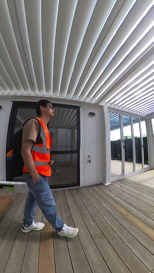 Glass Sliding Door For Tasman Freestanding Pergola